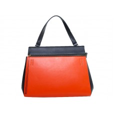 Celine Edge în piele originală Cherry cu negru