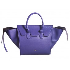 Geantă Celine Tie din piele originală violetă