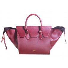 Geantă Celine Tie Bag Original Leather Wine