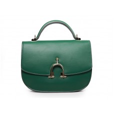 Geantă de umăr Hermes Stirrup verde