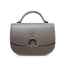 Geantă de umăr Hermes Stirrup gri