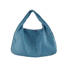 Bottega Veneta Ebano Intrecciato Nappa Belly Veneta Albastru deschis