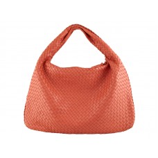 Bottega Veneta Ebano Intrecciato Nappa Belly Veneta Pepene Roșu