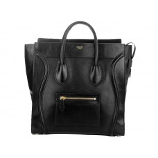 Celine Bagaj Mare Tote din Piele de Vițel Negru