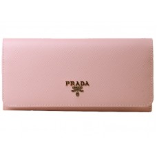 Portofel Prada Saffiano din piele roz