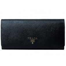 Portofel Prada Saffiano din piele negru