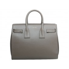 Tote Yves Saint Laurent Sac Du Jour din piele originală kaki