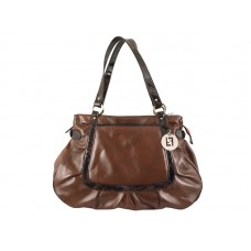 Geantă de umăr Fendi Grande Large, maro