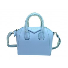 Geantă Givenchy Mini Antigona Albastră Deschis