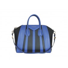 Geantă Givenchy Antigona mare, bicoloră, albastru-negru