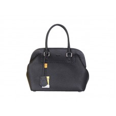 Geantă de mână Fendi Original Leather Selleria Adele medie neagră