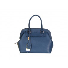 Geantă de mână Fendi Original Leather Selleria Adele medie, albastră
