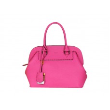 Geantă de mână Fendi Original Leather Selleria Adele medie, roz aprins