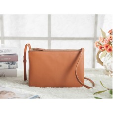 Geantă Celine Mini Trio Crossbody Messenger maro închis