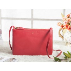 Geantă Celine Mini Trio Crossbody Messenger Roșie