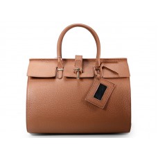 Geantă Balenciaga City din piele, maro, mărime mare
