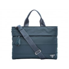 Geantă tote Prada Tessuto albastră