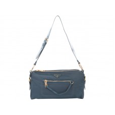 Geantă de umăr Prada Tessuto Nylon Albastră