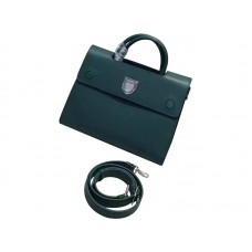 Geanta Dior Diorever Noisette Prestige din piele de vitel verde