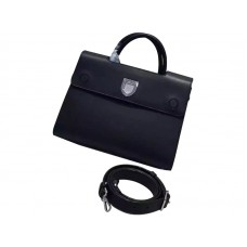 Geanta Dior Diorever Noisette Prestige din piele de vitel neagra