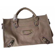 Geantă Balenciaga Classic Metallic Edge Iridescent City, gri