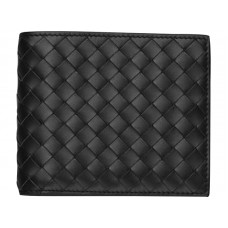 Portofel Bottega Veneta Bi-Fold În Intrecciato Vn Black