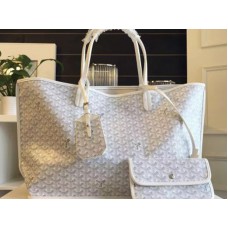 Geanta Goyard Anjou Reversibilă Mm Alb