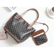 Geanta Goyard Anjou Reversibilă Mini Negru Maro