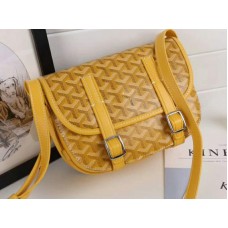 Geantă de mână Goyard Chevron Belvedere Pm galbenă