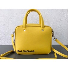 Geantă Balenciaga Triangle Square XS Galbenă 513995c8k021004