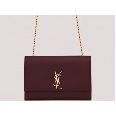 Geantă Saint Laurent YSL Kate Large cu lanț, mov, H-yslshsg073330md3