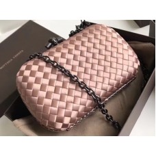 Clutch Bottega Veneta Nod În Roz Deschis Boucher Intreccio