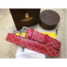 Curea Goyard Chevron Goyardine Piele Rosie
