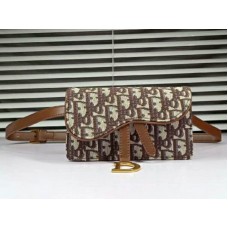 Dior Oblique Saddle Clutch Maro d56161