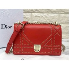 Geantă mică Dior Diorama din piele de vițel roșie d0421-12
