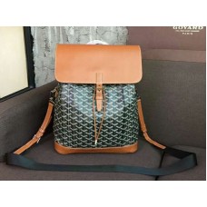 Rucsac Alpin Goyard Goyardine din piele de vițel maro