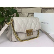 Geantă Givenchy gv3 din piele matlasată cu clapă, gri