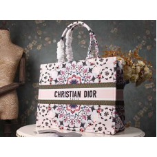 Geantă Dior Book Tote Kaleidoscopic, multicoloră, rozalie