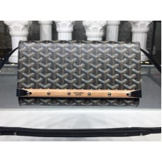 Geantă de mână Goyard Monte Carlo cu curea, culoare neagră