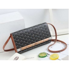 Geantă de mână Goyard Monte Carlo cu curea, maro și negru