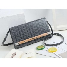 Geantă de mână Goyard Monte Carlo cu curea, gri pal