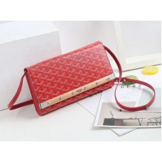 Geantă de mână Goyard Monte Carlo cu curea, culoare roșie