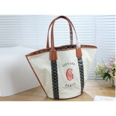 Geanta Goyard Belharra Biarritz Reversibilă Maro Și Negru