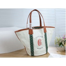 Geanta Goyard Belharra Biarritz reversibil verde