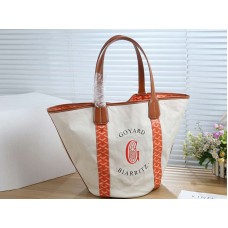Geanta Goyard Belharra Biarritz reversibil portocaliu