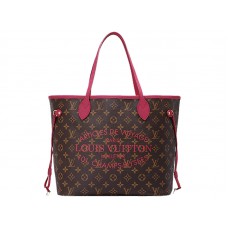 Geantă Louis Vuitton 2013 Monogram Neverfull Mm Indian Rose