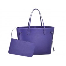 Geantă Louis Vuitton Epi Leather Neverfull MM Purple