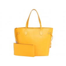 Geantă Louis Vuitton Epi Leather Neverfull MM Galbenă