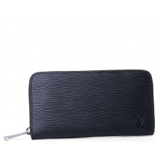 Organizator cu fermoar Louis Vuitton Epi Leather Zippy Negru