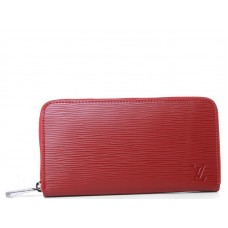 Louis Vuitton Epi Leather Zippy Organizer Roșu